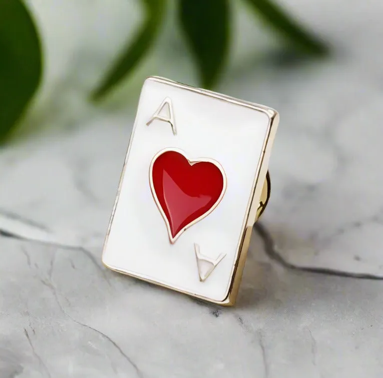 Aces Lapel Pin