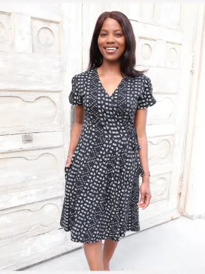 Arabella Organic Wrap Dress