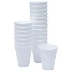 Dart Disposable Foam Insulated Drinking Cups 10oz 20 Pack