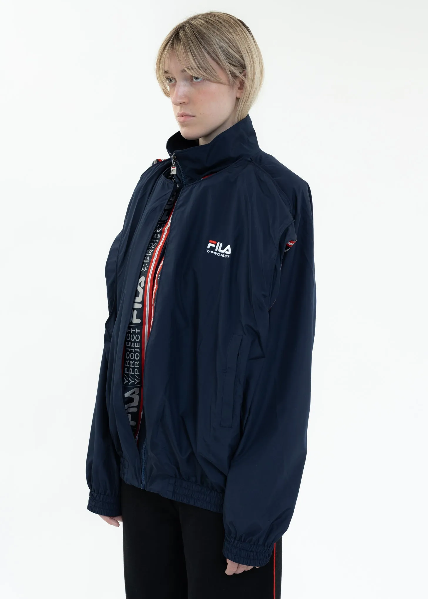 Navy Y/PROJECT X FILA POP UP Track Jacket