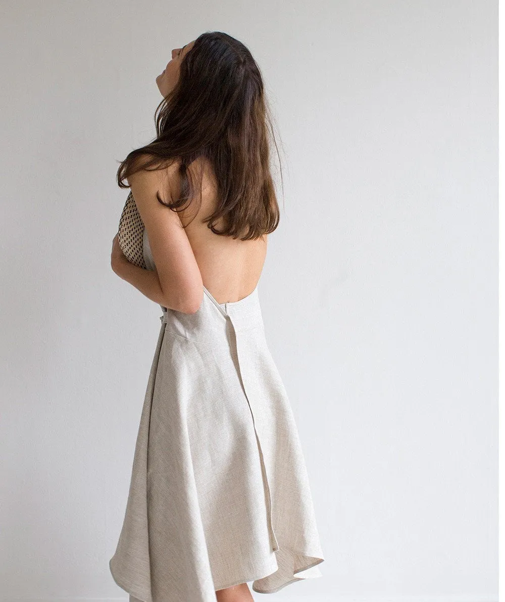 SAMPLE SALE<br>Linen Wrap Dress<br>Medium