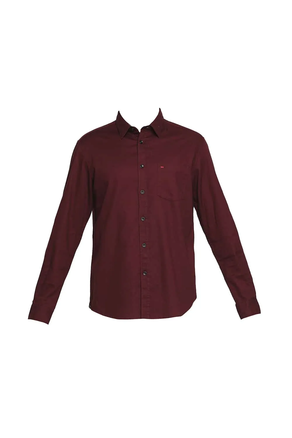 Slim Fit Crepe Shirt
