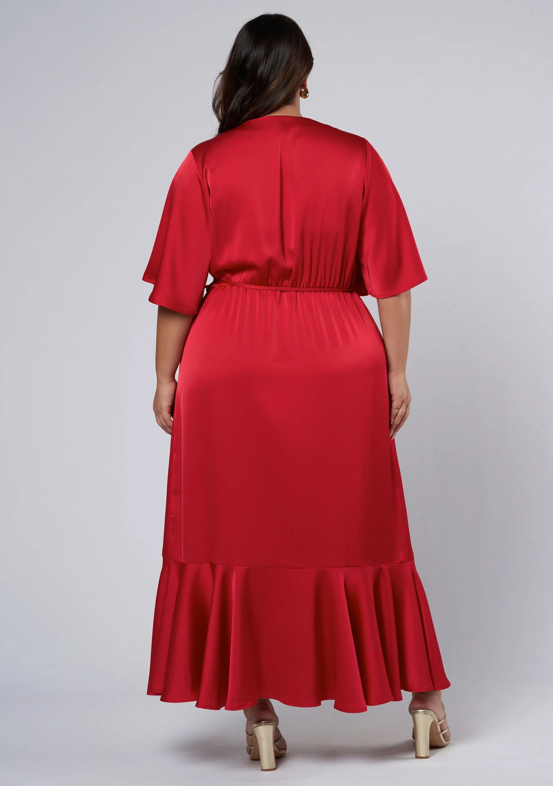 Smouldering Wrap Maxi Dress