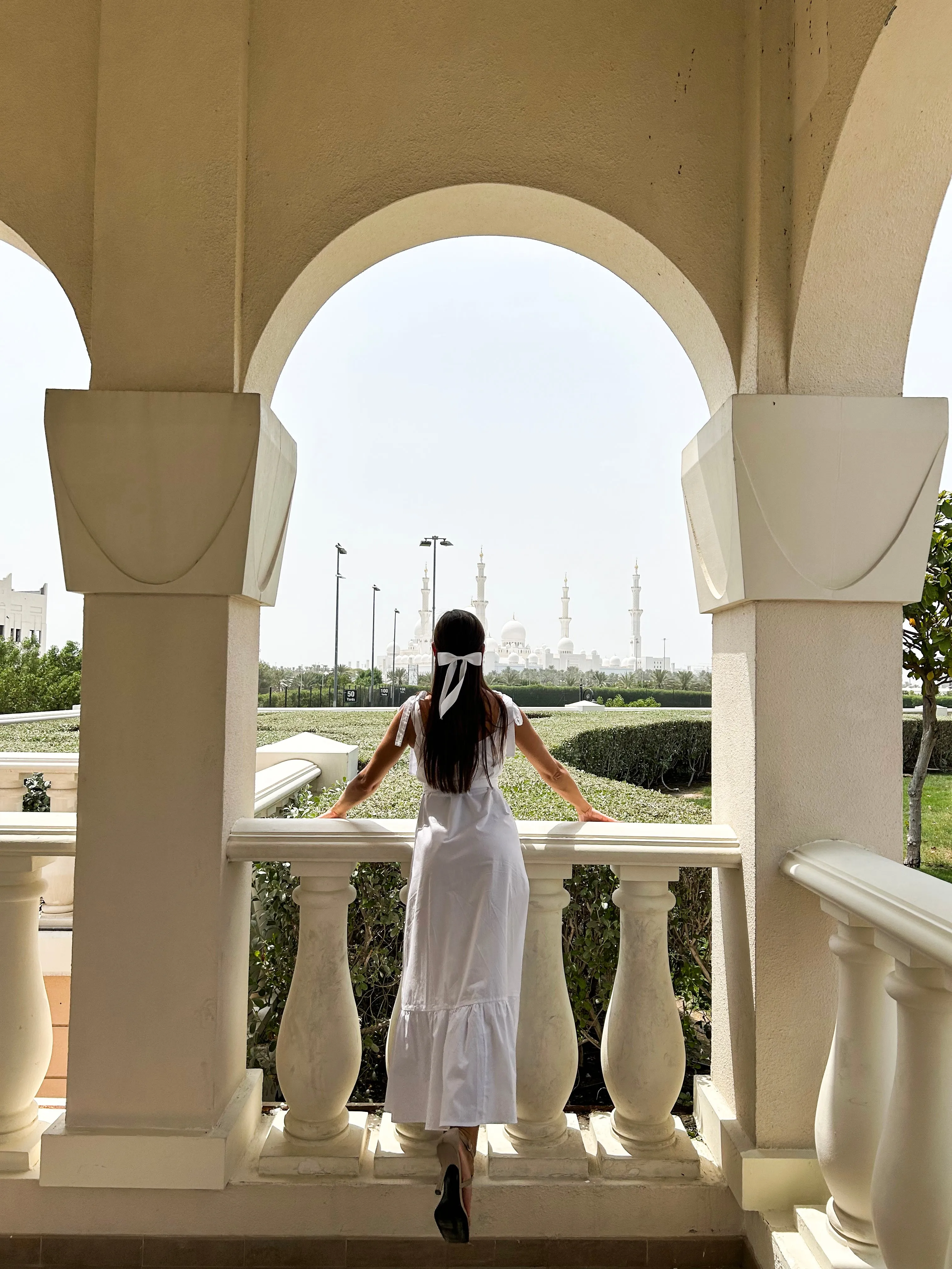 White wrap dress maxi