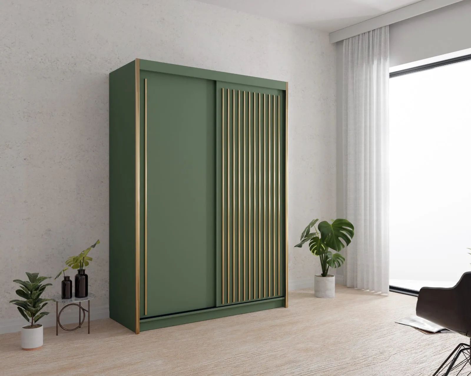 Zion 2 or 3 Door Sliding Wardrobes